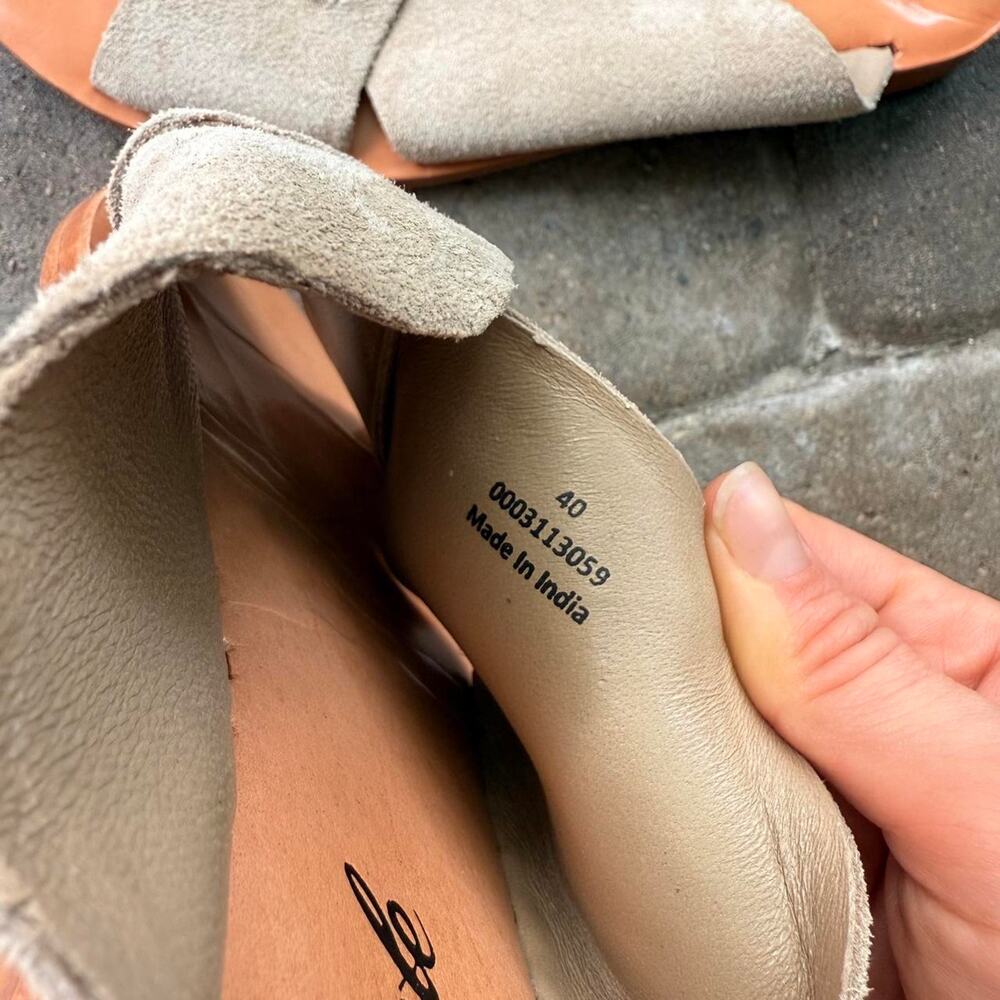 Free People Suede Taupe Sandals - Picture 3 of 4